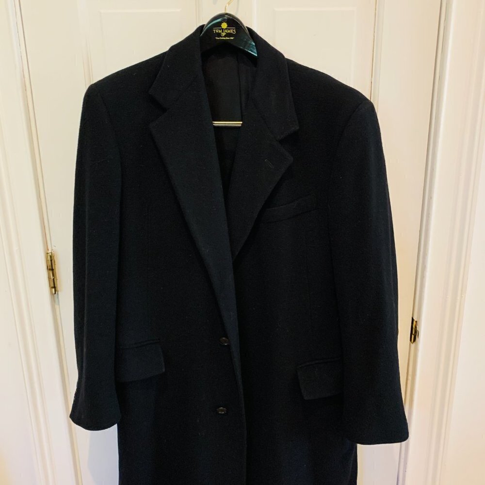 Vintage Polo University Club Ralph Lauren Men's Over Coat Top Coat Size 40 R - Picture 2 of 15